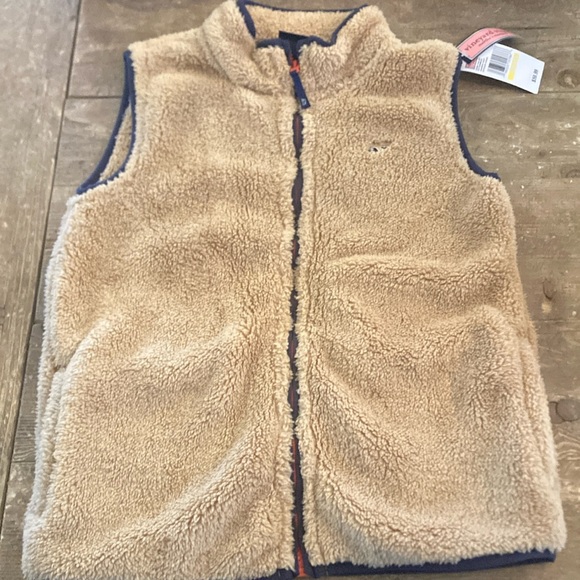 Vineyard Vines Other - Kids Tan Fleece Vest NWT! Vineyard Vines size medium